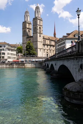 Grossmünster on the Limmat, Zurich, Switzerland — Nicolas Marincic