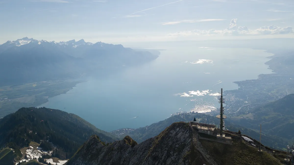 Lake Geneva from the Rochers de Naye, Switzerland — Nicolas Marincic