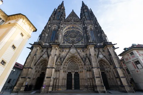 West facade of St Vitus Cathedral, Prague, Czechia — Nicolas Marincic