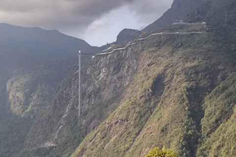 Road clinging to the mountainside, Vietnam — Nicolas Marincic